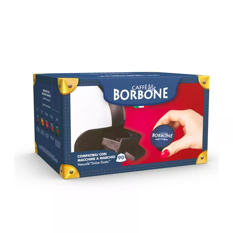 Black Blend - Cápsula compatible con máquina de café Nescafé®* y Dolce Gusto®* - Borbone