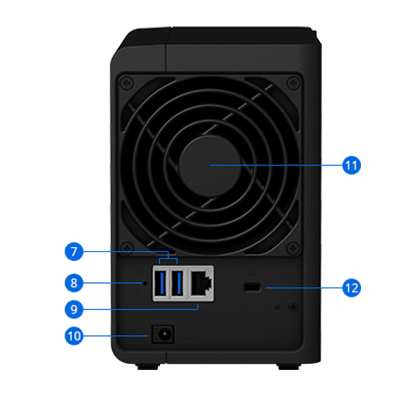 Diskstation Synology DS218+ 2GB 2 Bahías HDD