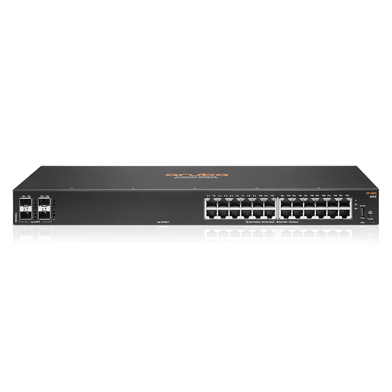 SWITCH HPE ARUBA LA 6000 24 PUERTOS GIGABIT 4 SFP R8N88A