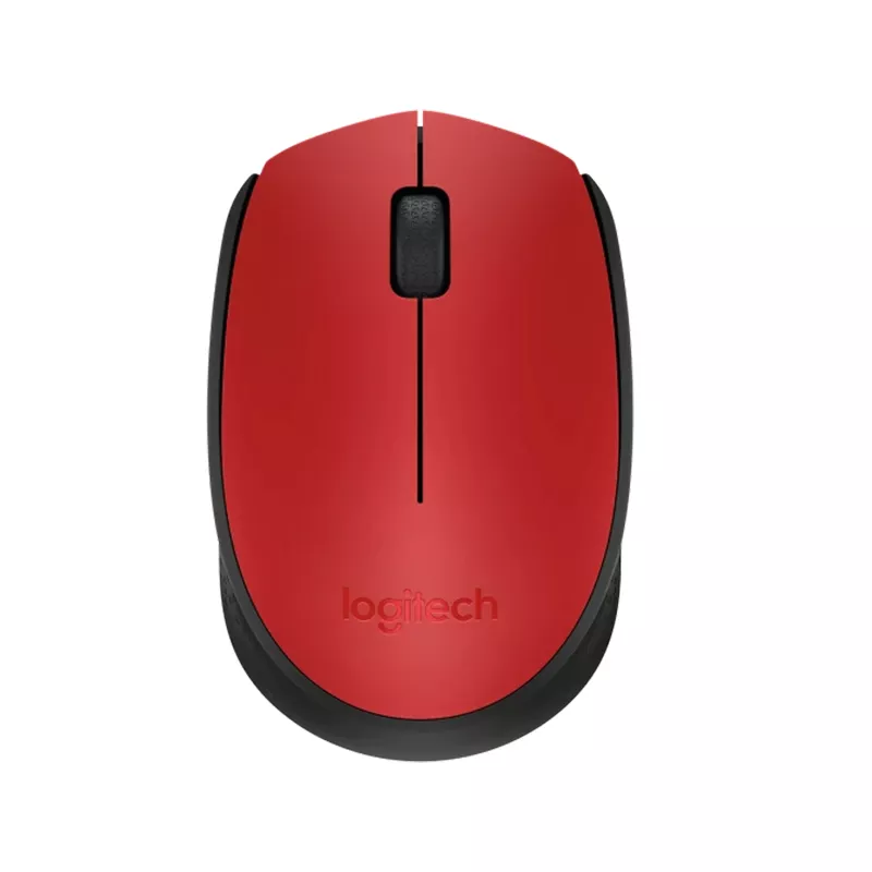 Mouse Wireless Logitech M170 Rojo