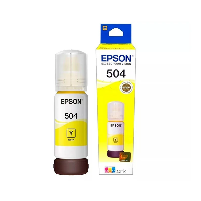 Tinta Yellow Inkjet Epson T504