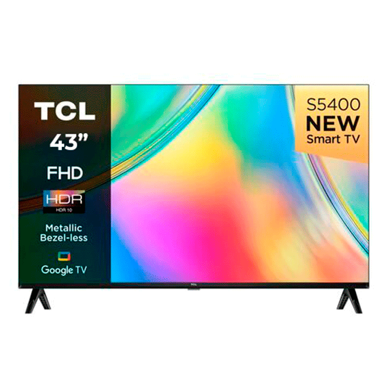TV LED SMART TCL 43PULG FHD HDR 10 BT 5 0 ANDROID TV 43S5400A