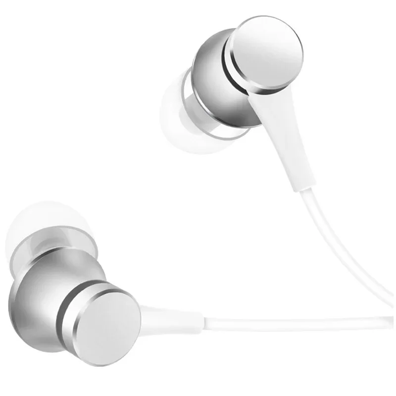 Audífonos Xiaomi Mi In Ear Basic Silver