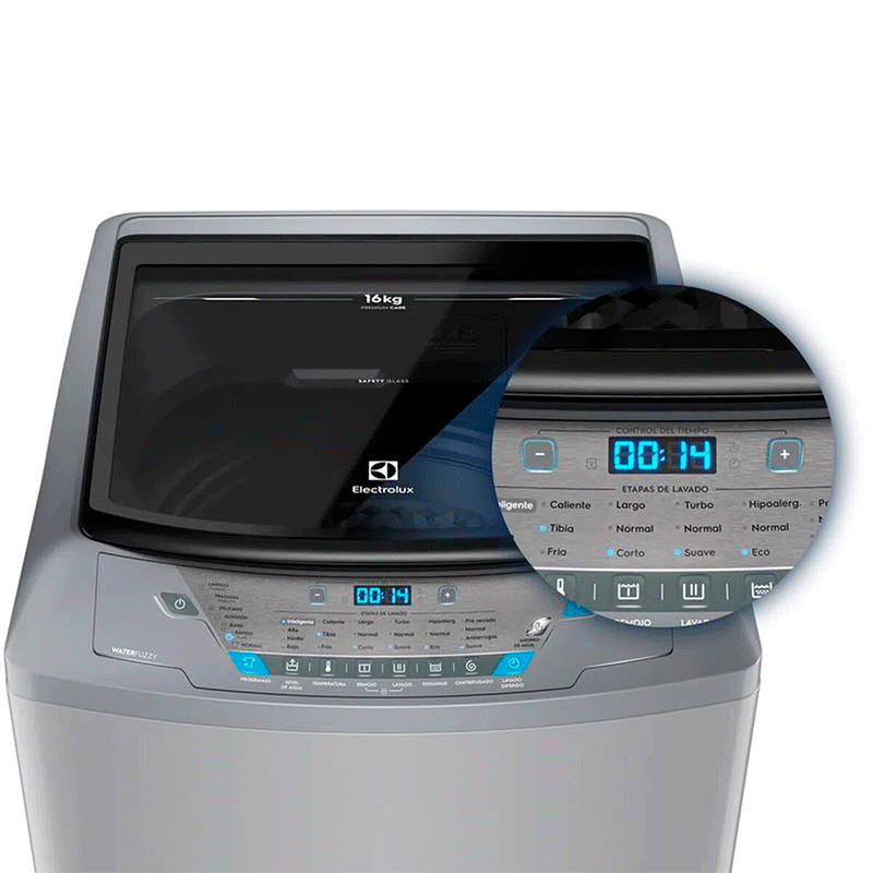 Lavadora Electrolux Automática Premium Care Impeller Silver 16KG (EWIX16F6ESG)