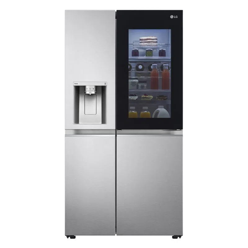 Refrigeradora LG Side by Side LS66SXNC Door in Door 23.8 Pies Brushed Steel
