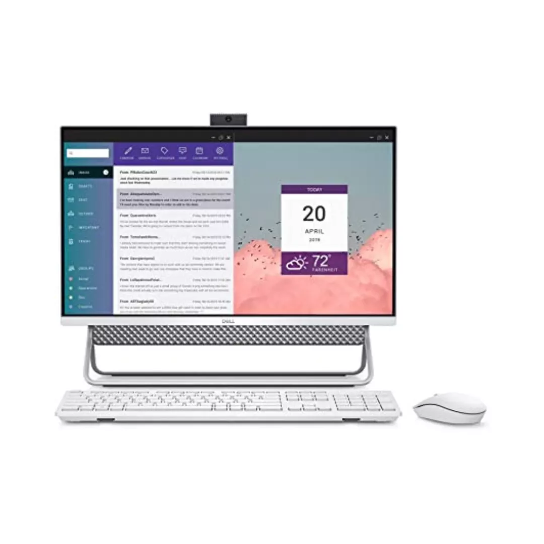 All In One Dell i5 11VA GEN 12GB RAM 256 SSD 23.8" Touch 1TB Silver