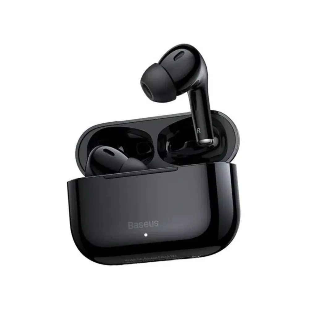 Baseus Audífonos Encok W3 - Auriculares Inalámbricos - Bluetooth - Micrófono Incluido - Proteccion Ip64