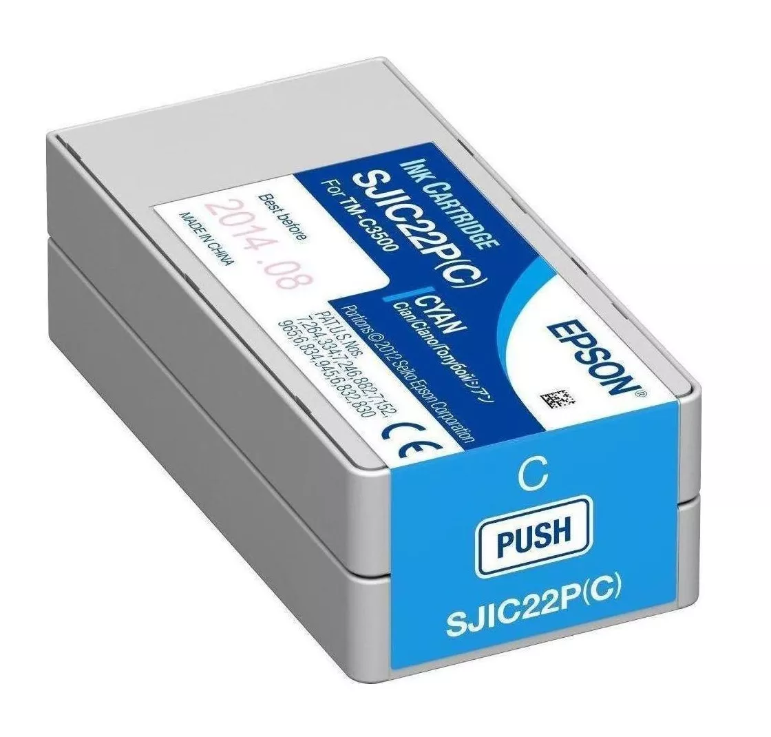 TINTA EPSON SJIC22P CYAN CW3500 C33S020581