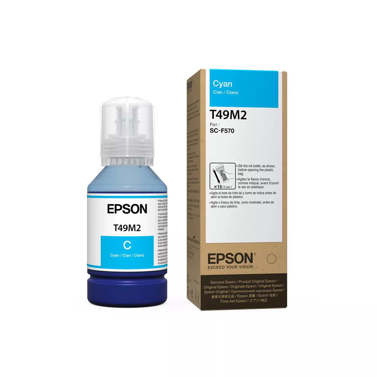 TINTA EPSON T49M1 CYAN ULTRACHROME DS SC F570 142ML T49M220