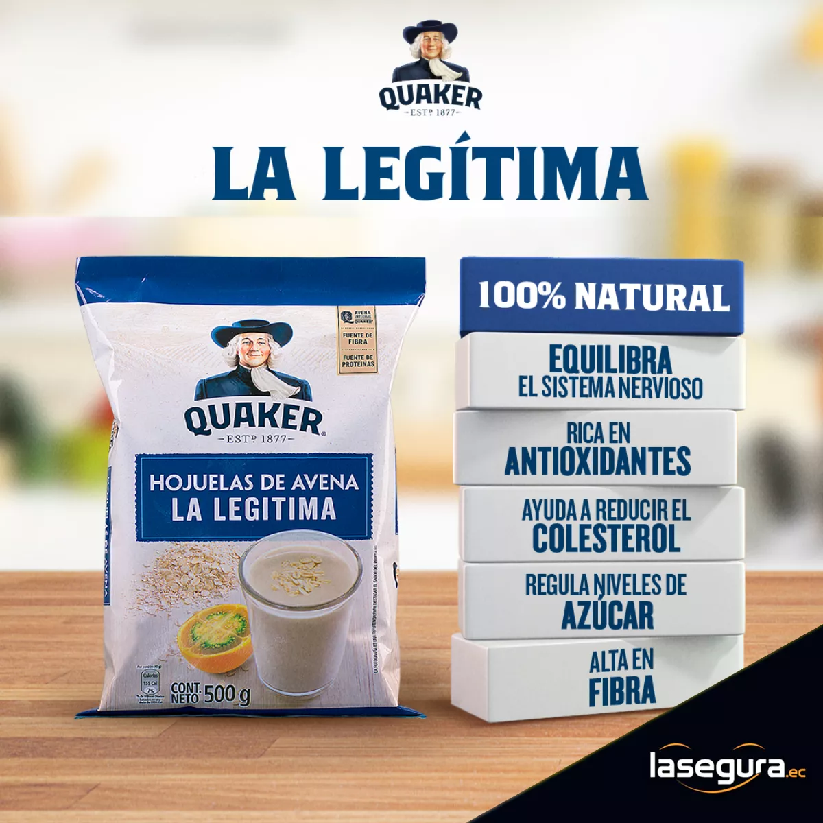 Avena Quaker (Quintales).