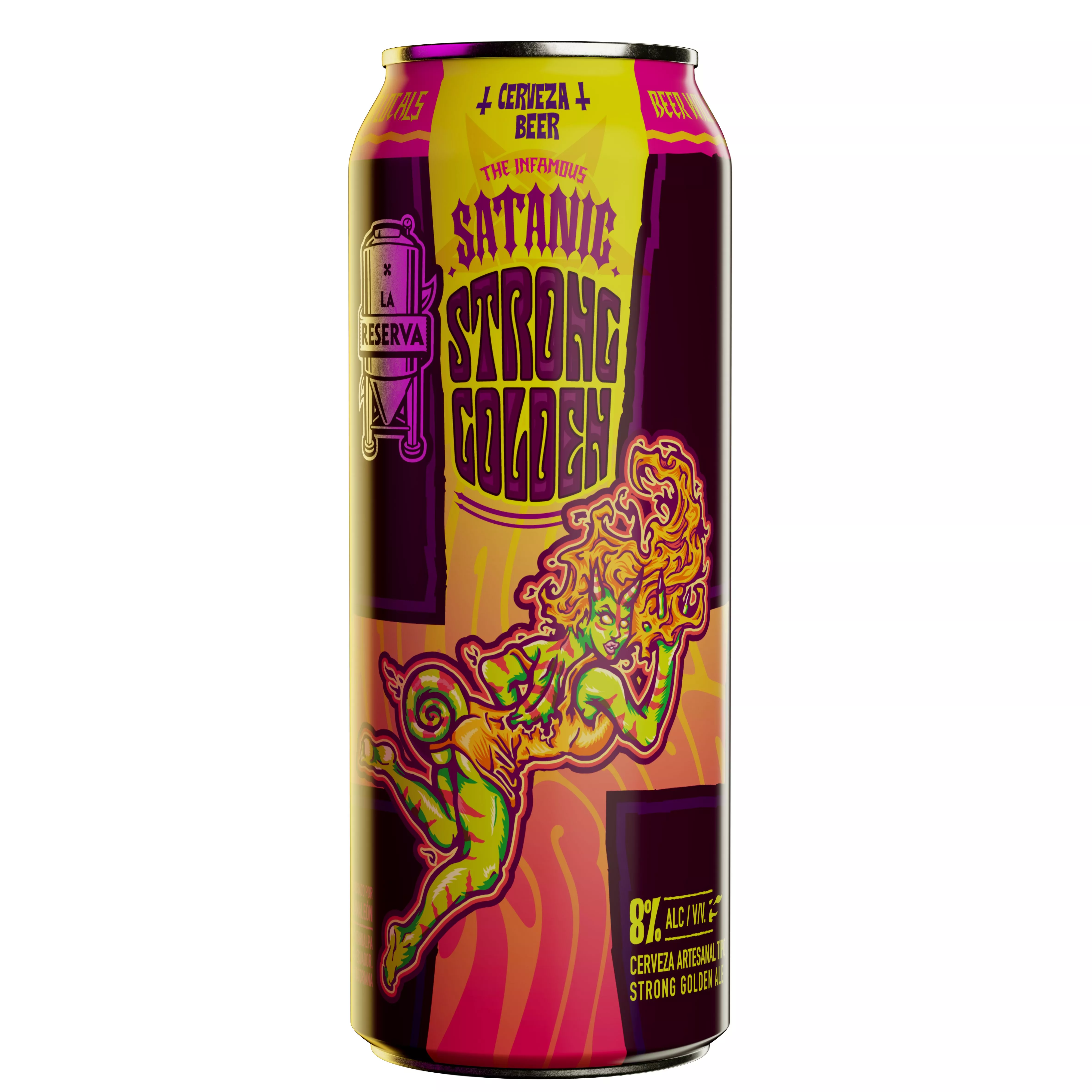 Docena de latas: Satanic 500 ml - La Reserva.