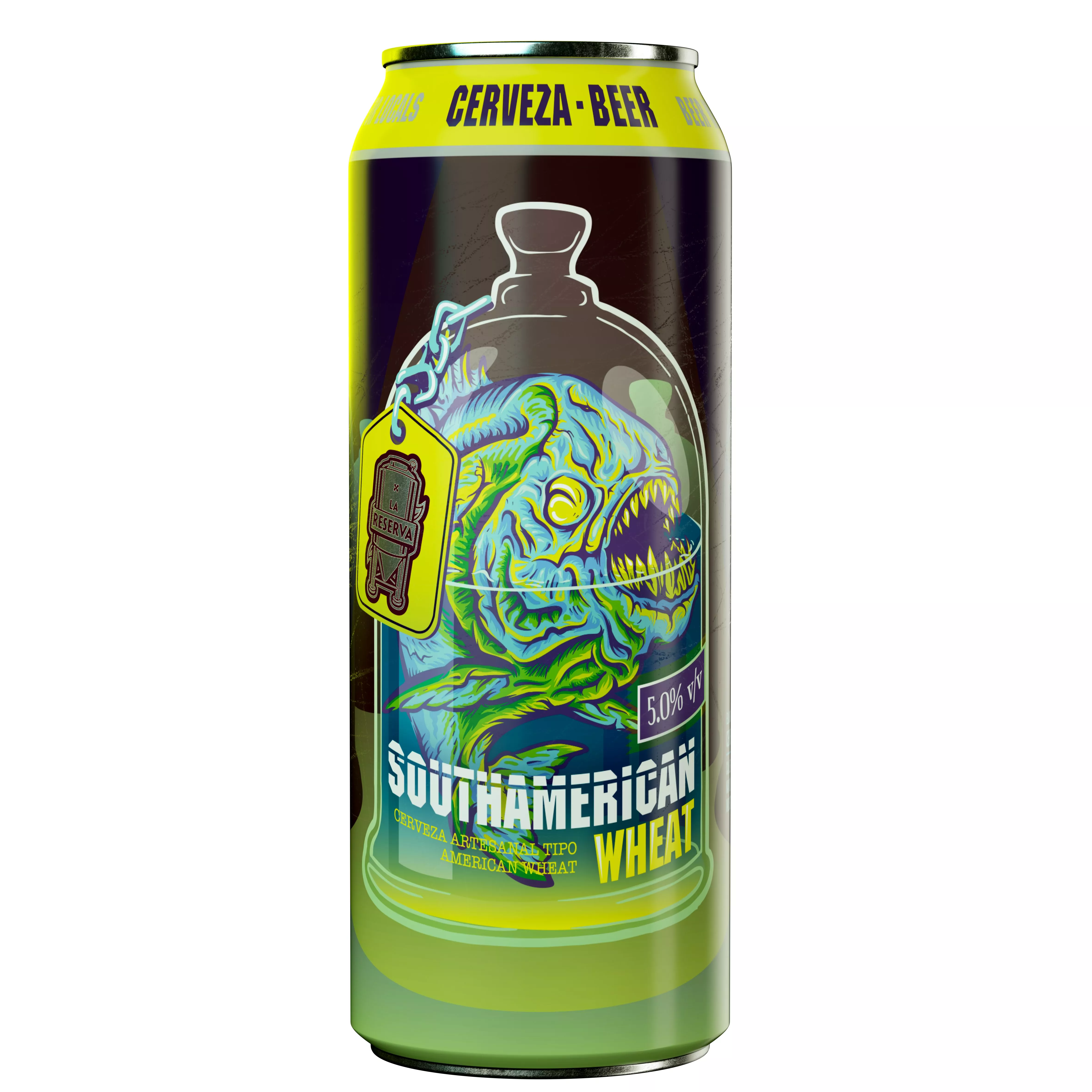 Docena de latas: Southamerican Wheat 500 ml - La Reserva.