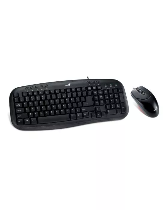 COMBO TECLADO Y MOUSE GENIUS KM 200 USB NEGRO