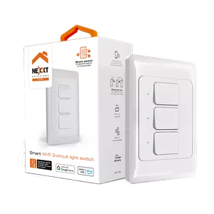 INTERRUPTOR INTELIGENTE DE 3 CIRCUITOS WI FI NEXXT