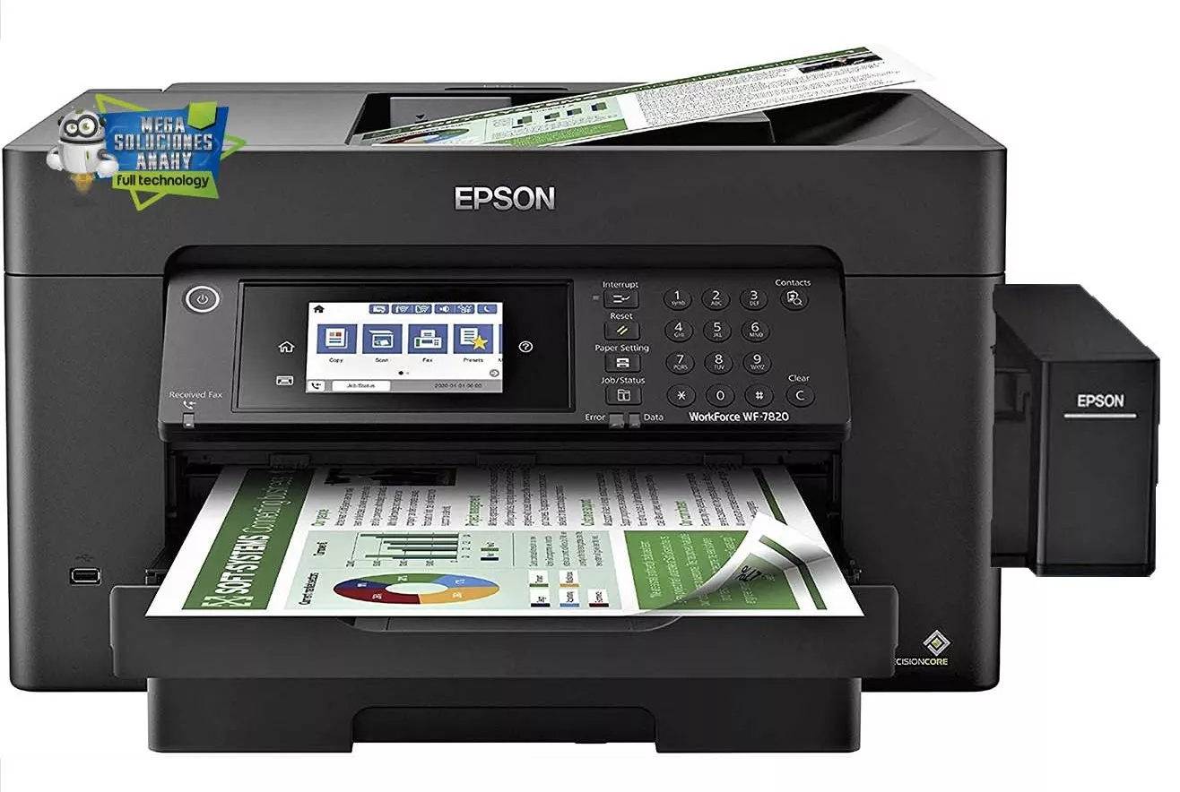 Epson Workforce 7820 con sistema de tinta Formato A3