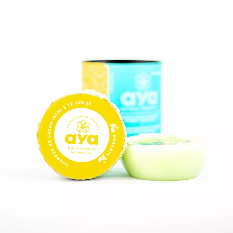 Shampoo + Acondicionador con CBD, Sacha Inchi y Naranja AYA