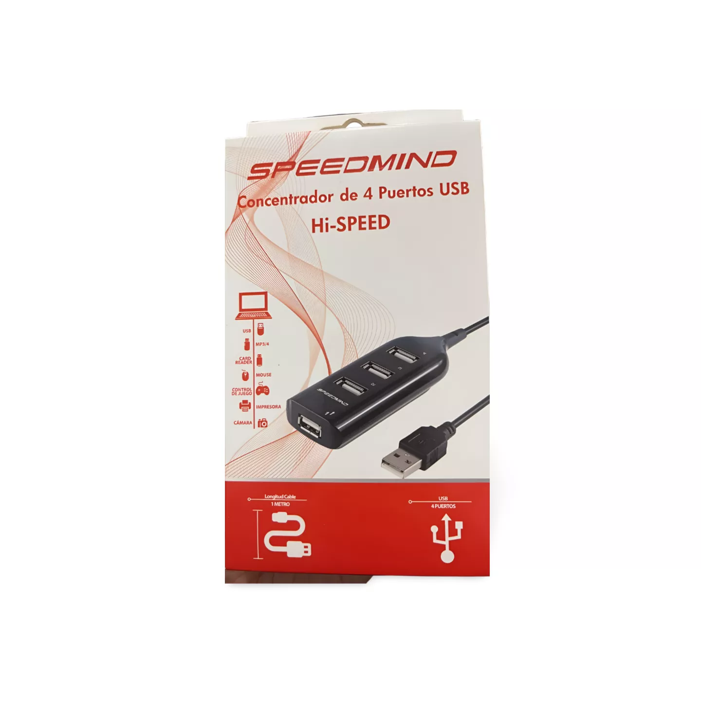 HUB SPEEDMIND SMHUB01 USB 2 0 4 PUERTOS