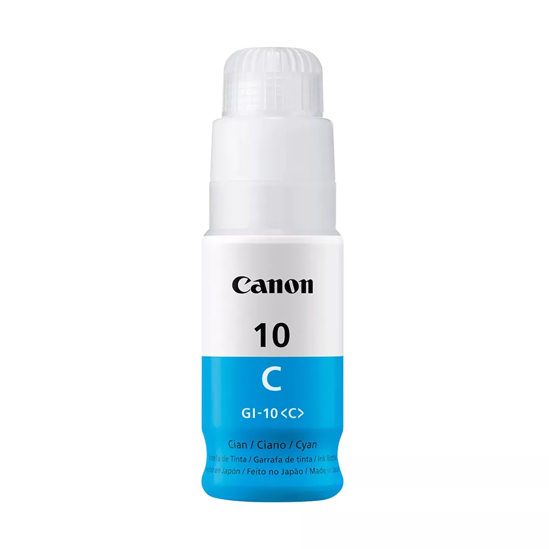 BOTELLA CANON GI10C CYAN GM2010 G6010 7700 PAG GI10C