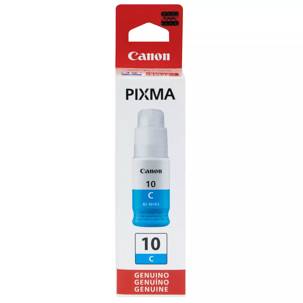 BOTELLA CANON GI10C CYAN GM2010 G6010 7700 PAG GI10C