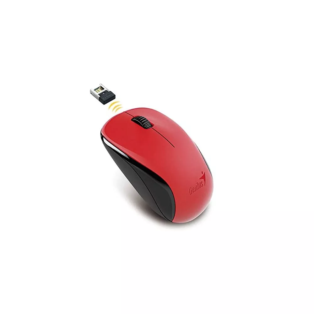 MOUSE WIRELESS GENIUS NX 7000 ROJO   BLUEEYE  RF 2 4GHZ   PILA AA   WIN Y MAC 31030027403