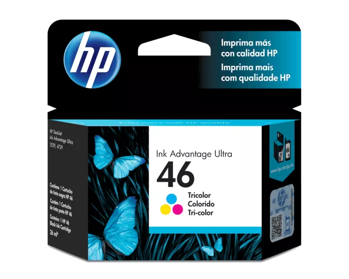 TINTA HPINC 46 TRI COLOR AIO4729 2029 2529 2020 2520 750 PAG CZ638AL