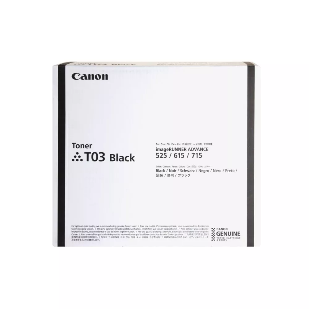 TONER CANON T03 NEGRO 717IF 617IF 527IF  51500 PAG 2725C001BA