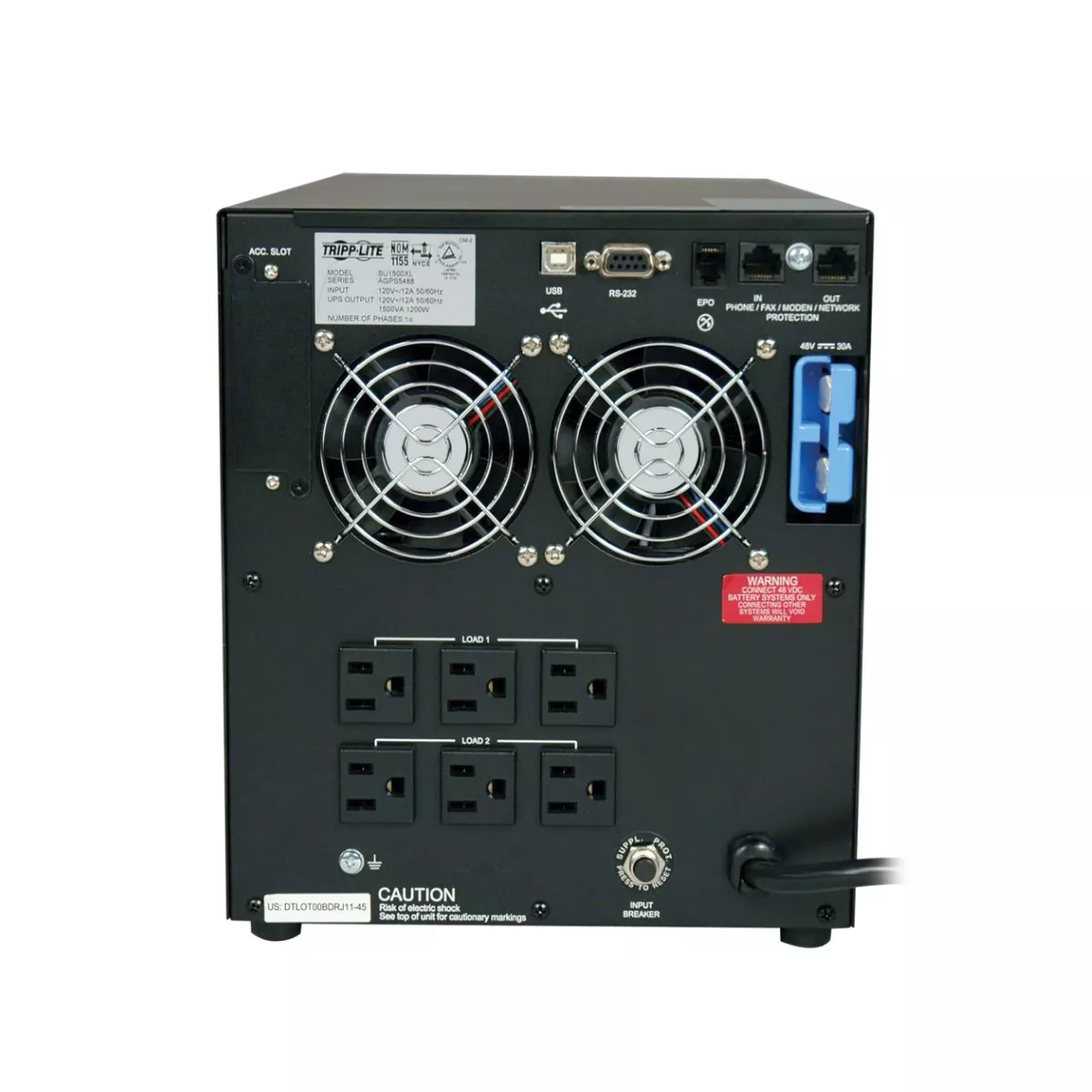 UPS ONLINE TRIPP LITE SU1500XL  1500VA   1200W   120V   MONOFASICO   6 SALIDAS BATERIA   DOBLE CONVE