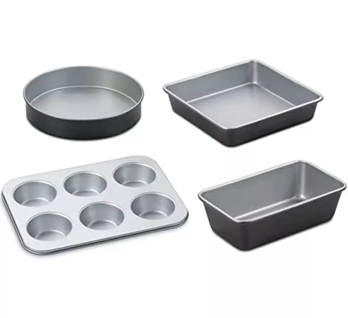 Cuisinart Juego De Moldes 4 Piezas Para Hornear Aluminizado