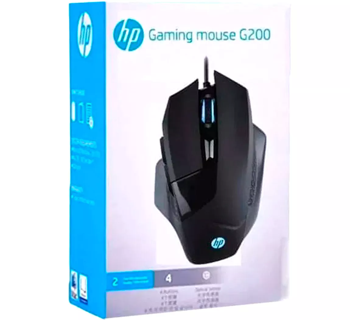 Hp Mouse Gamer Alámbrico 6 Botones Óptico Windows Mac Os