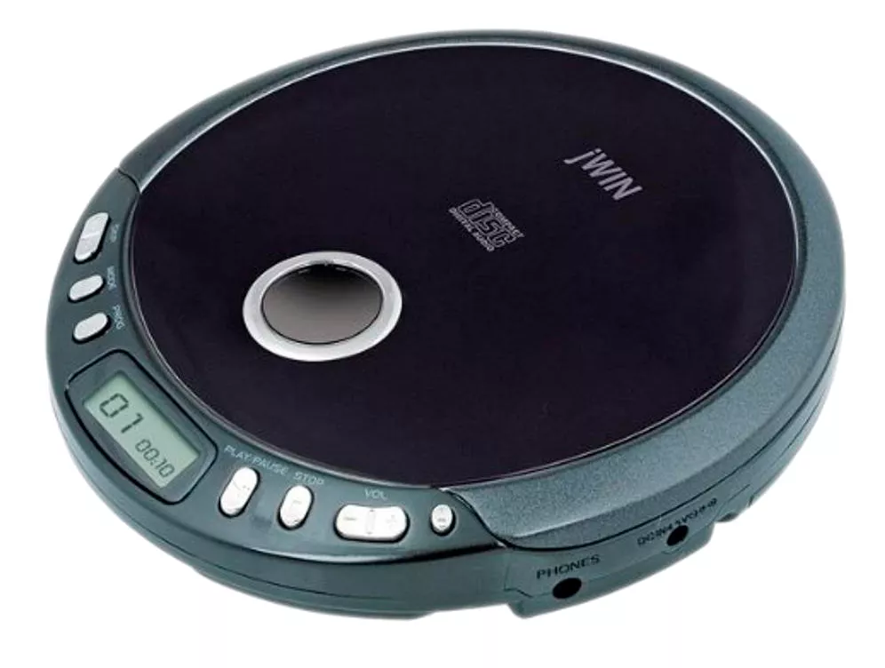 Personal CD Player jwin, negro