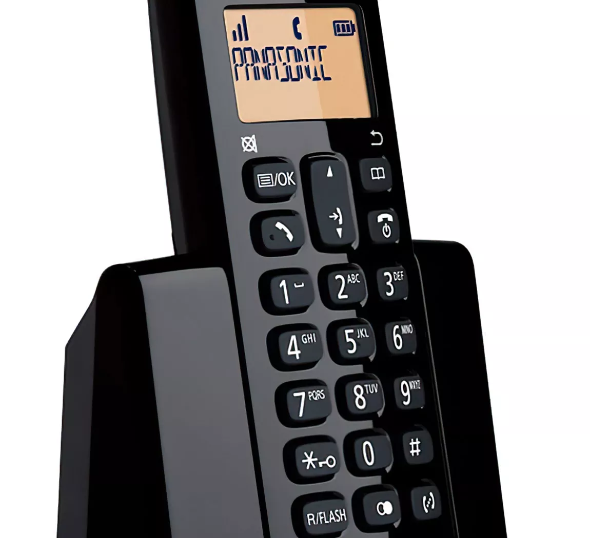 Panasonic Teléfono Inalámbrico Doble Base Identificador Llamadas