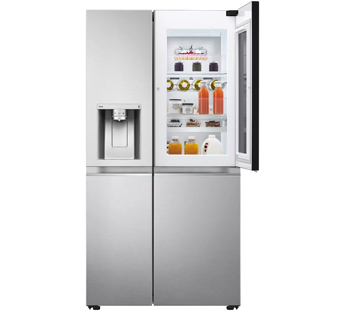 LG Refrigeradora │ 598 Lt │ Side by Side │ Flat Door │ Titanium