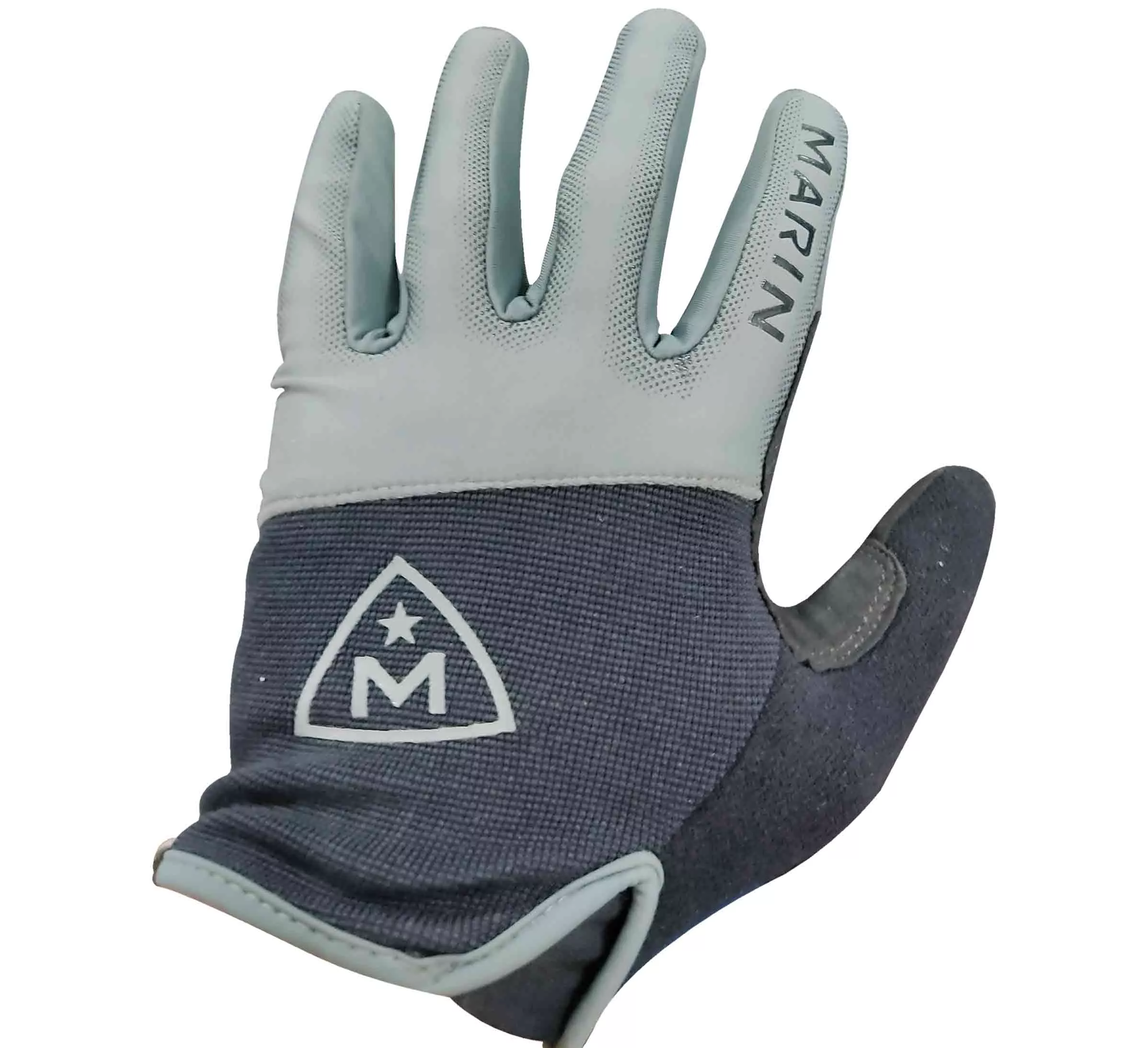 Marin guantes de Bicicleta Dedo Completo Nilon Poliester Gris