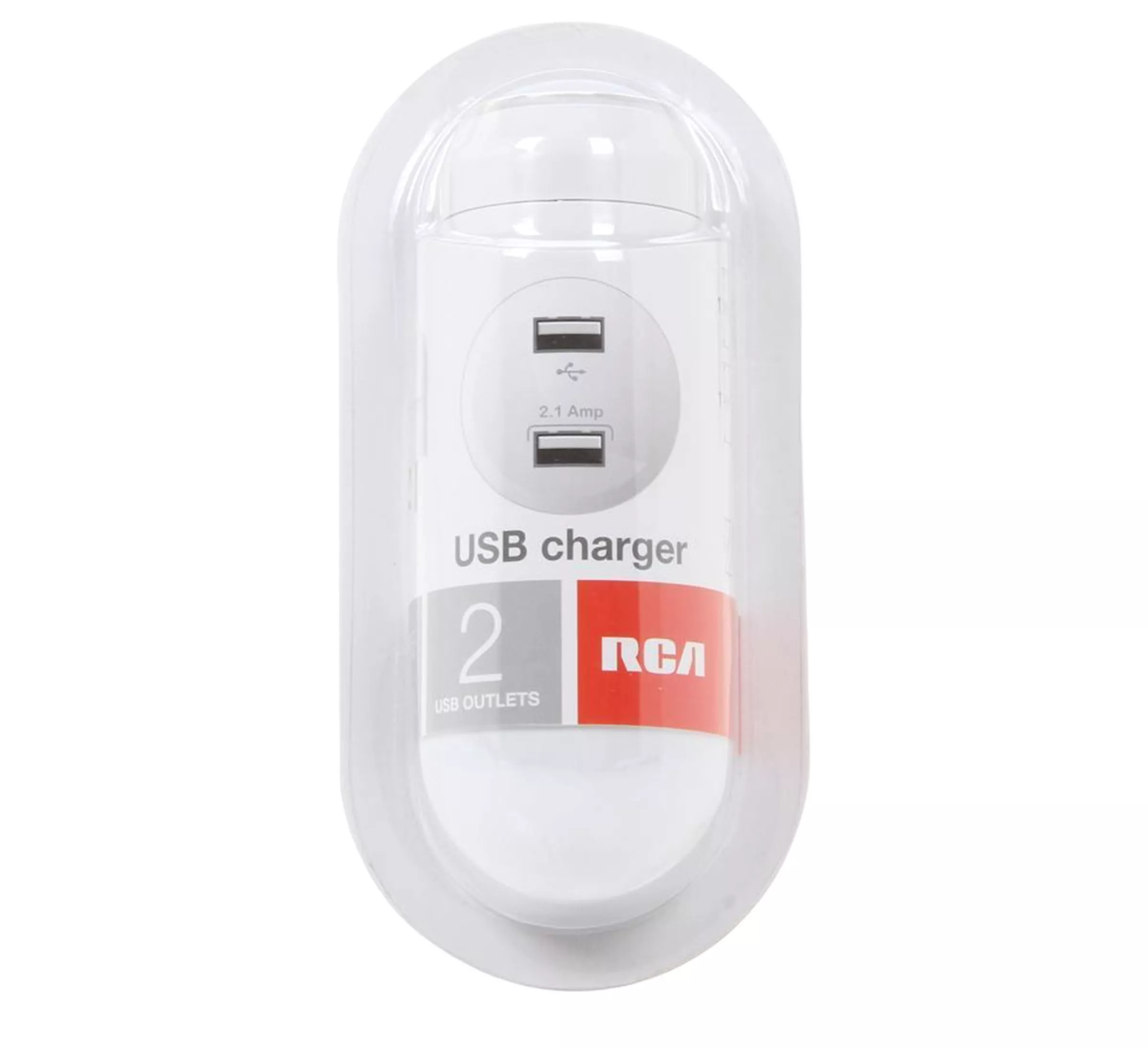 CARGADOR RCA DE PARED  2 PUERTOS USB 2.1