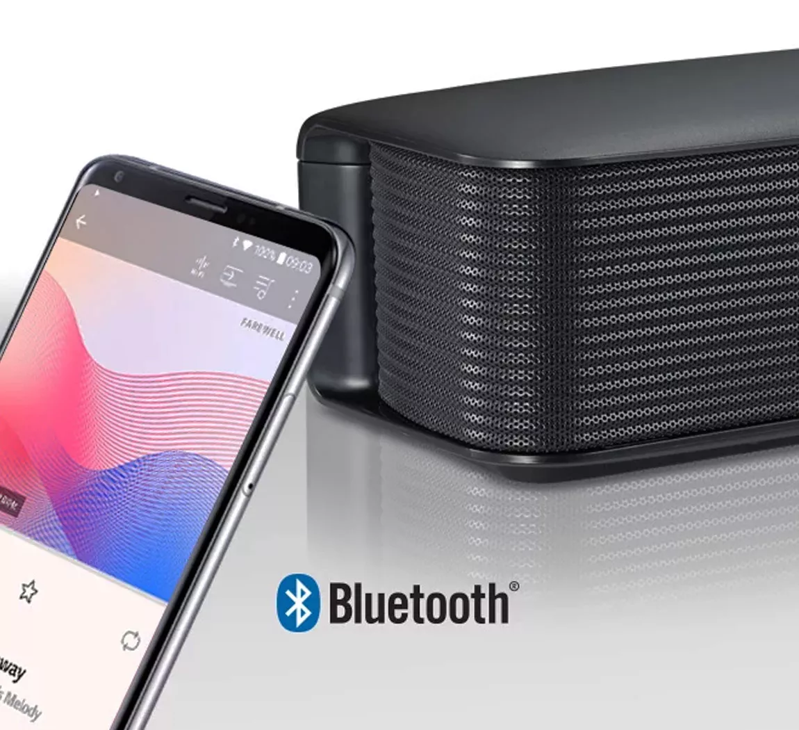 LG Barra De Sonido Diseño Compacto Bluetooth Potencia 40 W