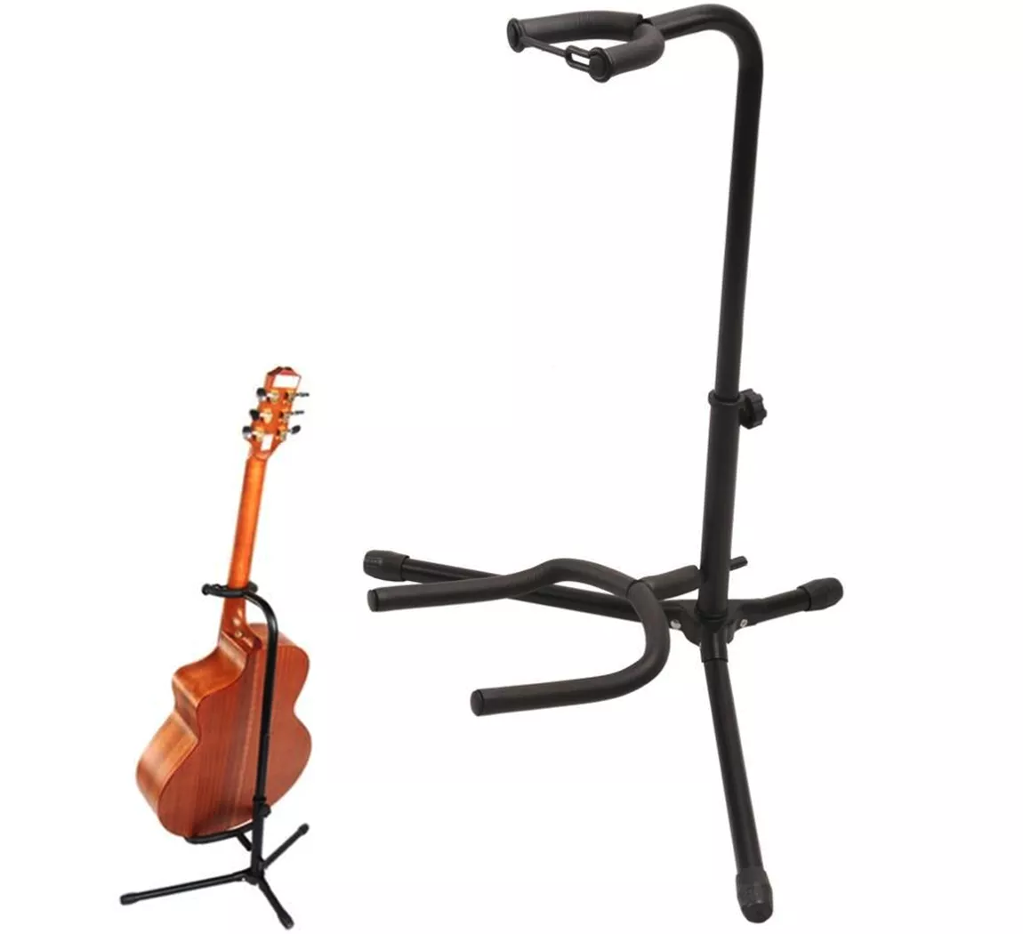 Soporte De Suelo Para Guitarra Metálico Con Goma Suave