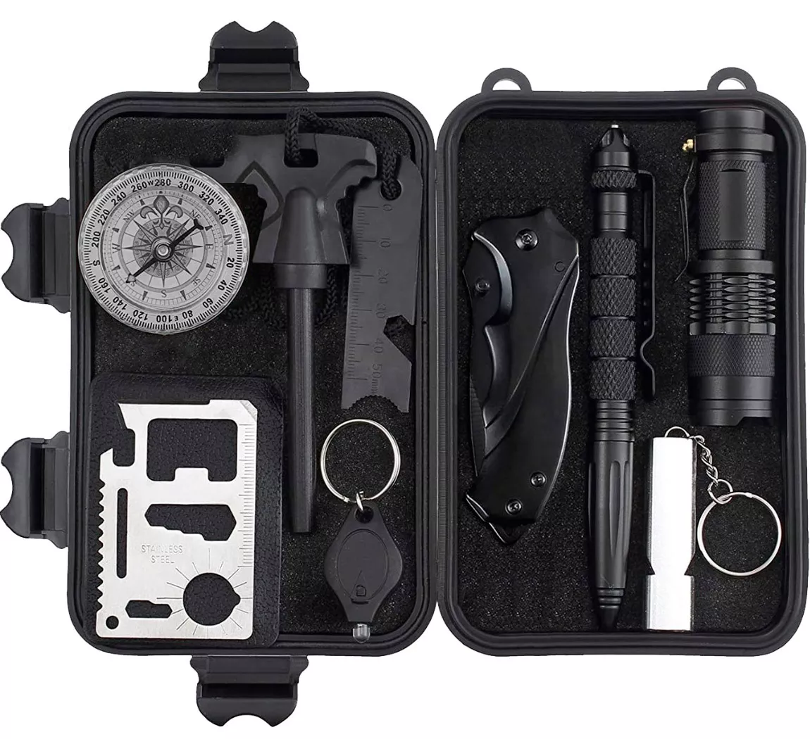 Kit De Supervivencia 8 En 1 Survival Kit + Estuche