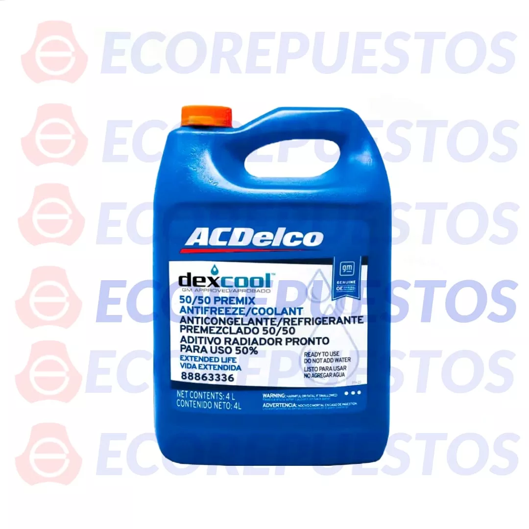 REFRIGERANTE ACDELCO DEXCOOL 50/50