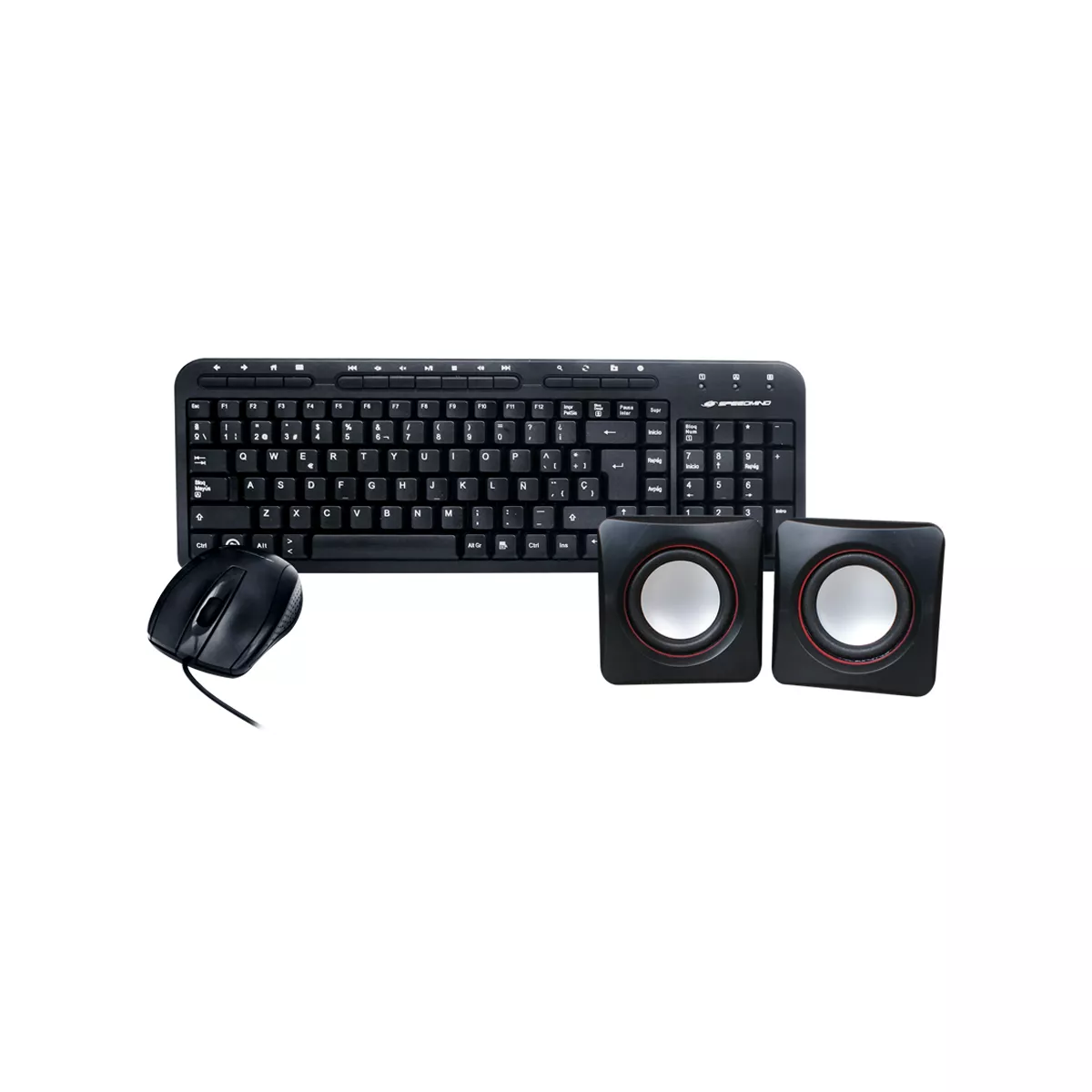 COMBO SPEEDMIND K3N102  MOUSE TECLADO PARLANTE USB