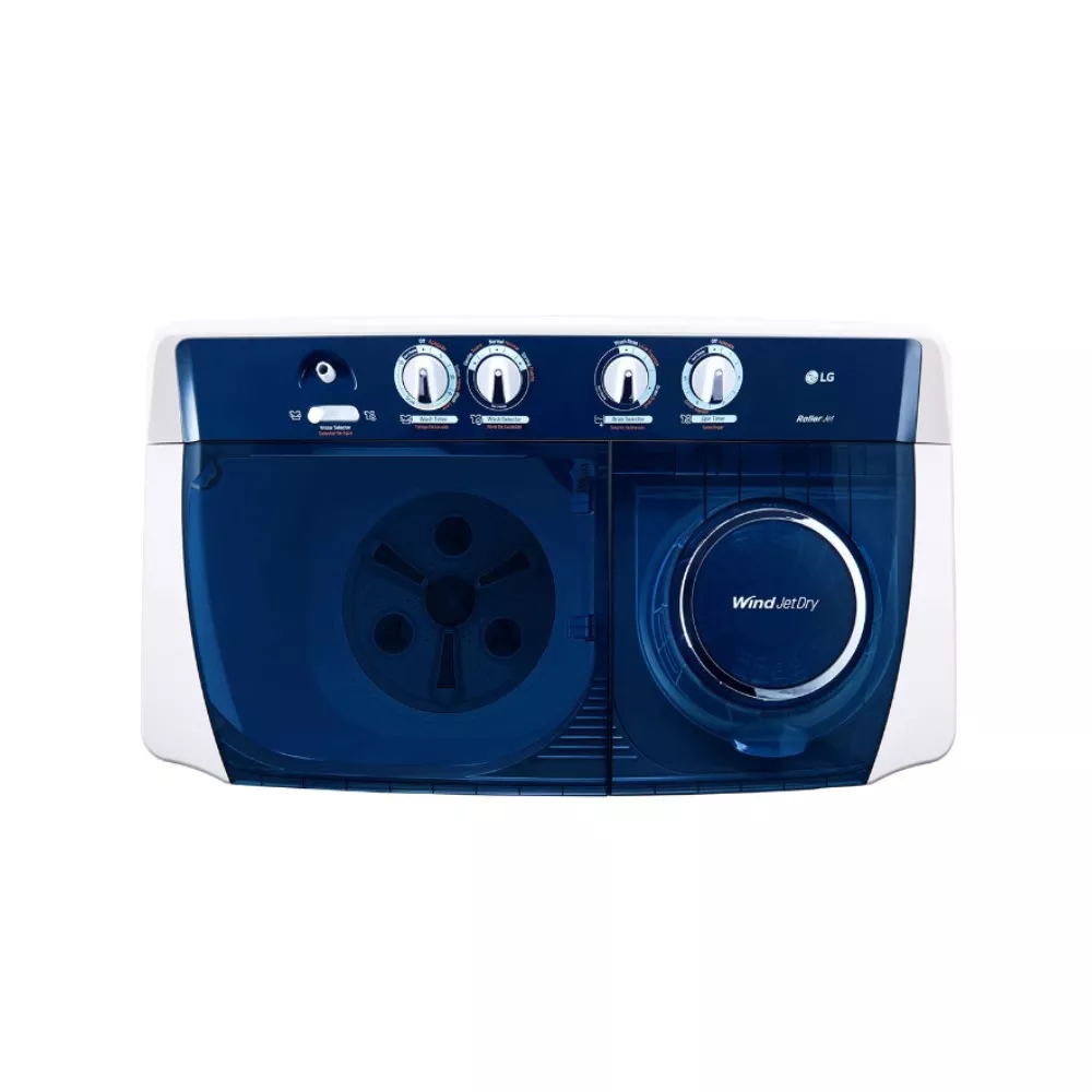 LAVADORAS LG WP18WAR 18KG CARGA SUPERIOR DOBLE TINA CON SISTEMA ROLLER JET BLANCA