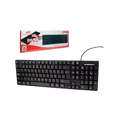 TECLADO SPEEDMIND TEU02 USB 104 TECLAS