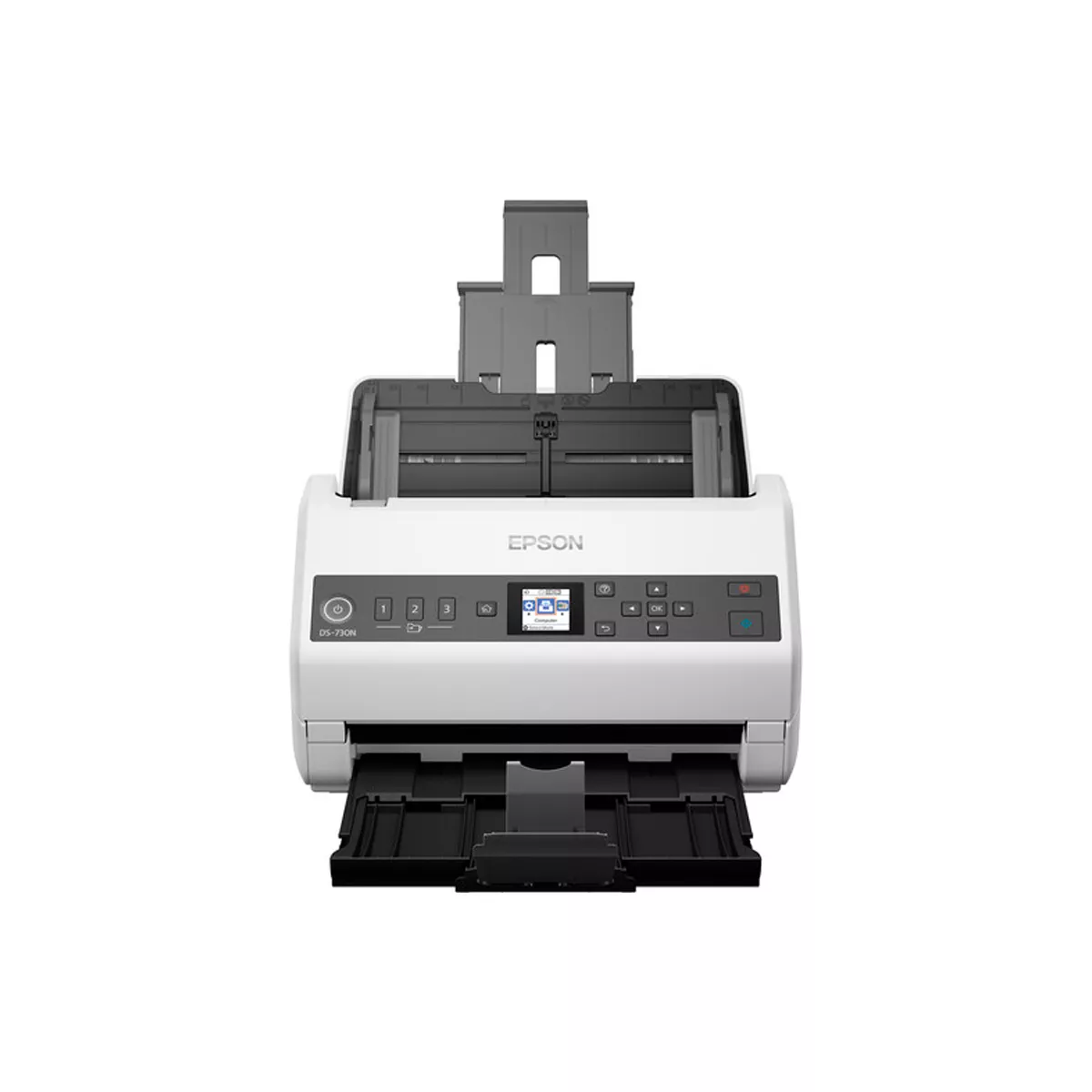 ESCANER EPSON DS 730N 40PPM 80IPM PROTECCION ALIMENTACION AUTOMATICA 100PAG  RED INDEPENDIENTE