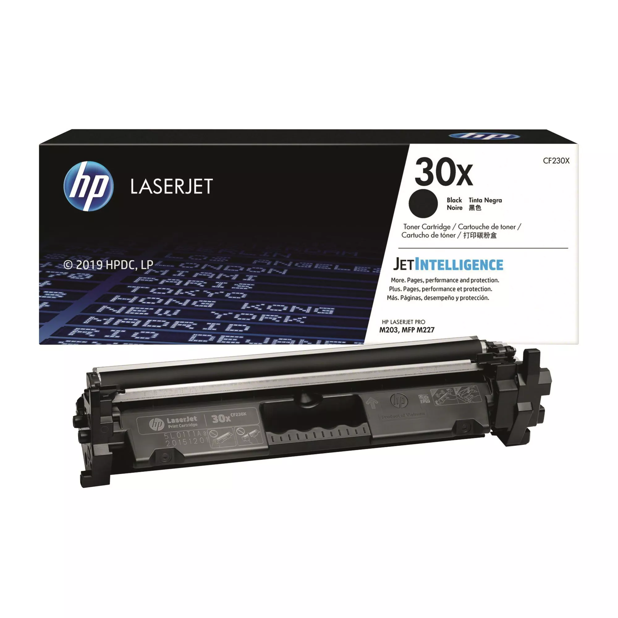 TONER HPINC 30X NEGRO LASERJET 203 227 3500 PAG CF230X