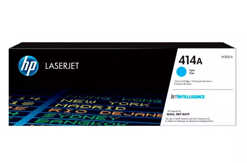 TONER HPINC 414A CYAN LASERJET M454 479 2100 PAGS W2021A