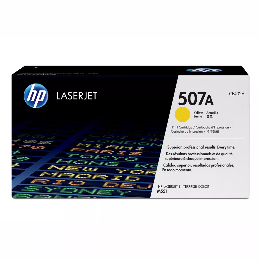 TONER HPINC 507A AMARILLO LASERJET M551 6000 PAG CE402A