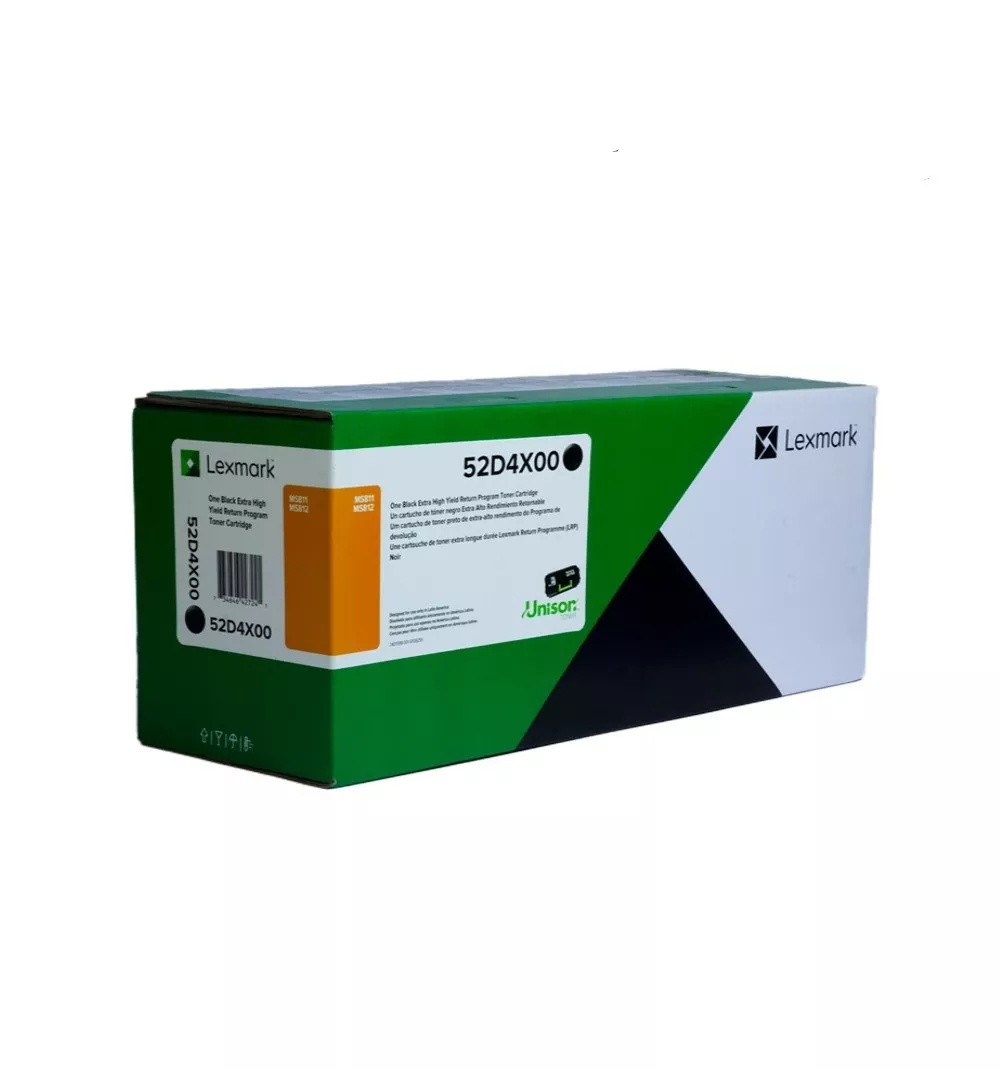 TONER LEXMARK 524X NEGRO MS811DN MS812DN MS812DE 45000 PAG 52D4X00