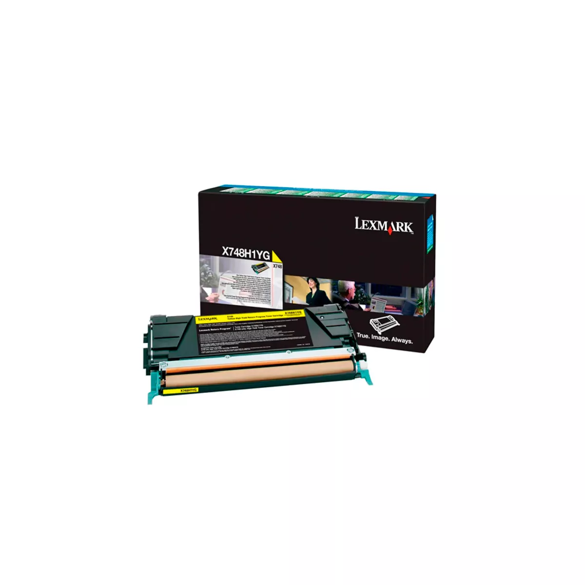 TONER LEXMARK X748 AMARILLO LM X746 X748 10000 PAG X748H1YG