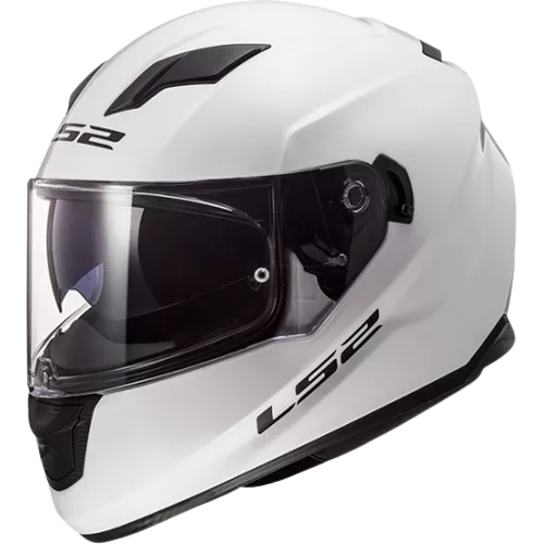 CASCO LS2 FF320 STREAM EVO SOLID BLANCO BRILLANTE