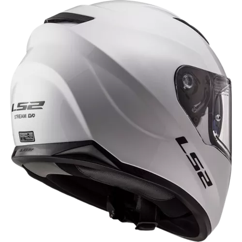 CASCO LS2 FF320 STREAM EVO SOLID BLANCO BRILLANTE