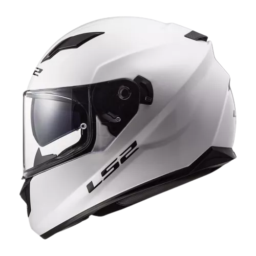 CASCO LS2 FF320 STREAM EVO SOLID BLANCO BRILLANTE